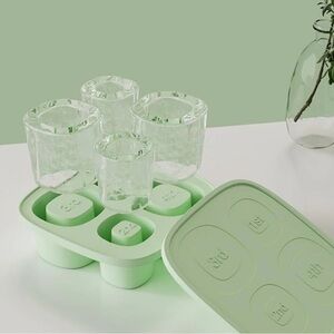 Amazon Mint Green Ice Mold Set with Lid